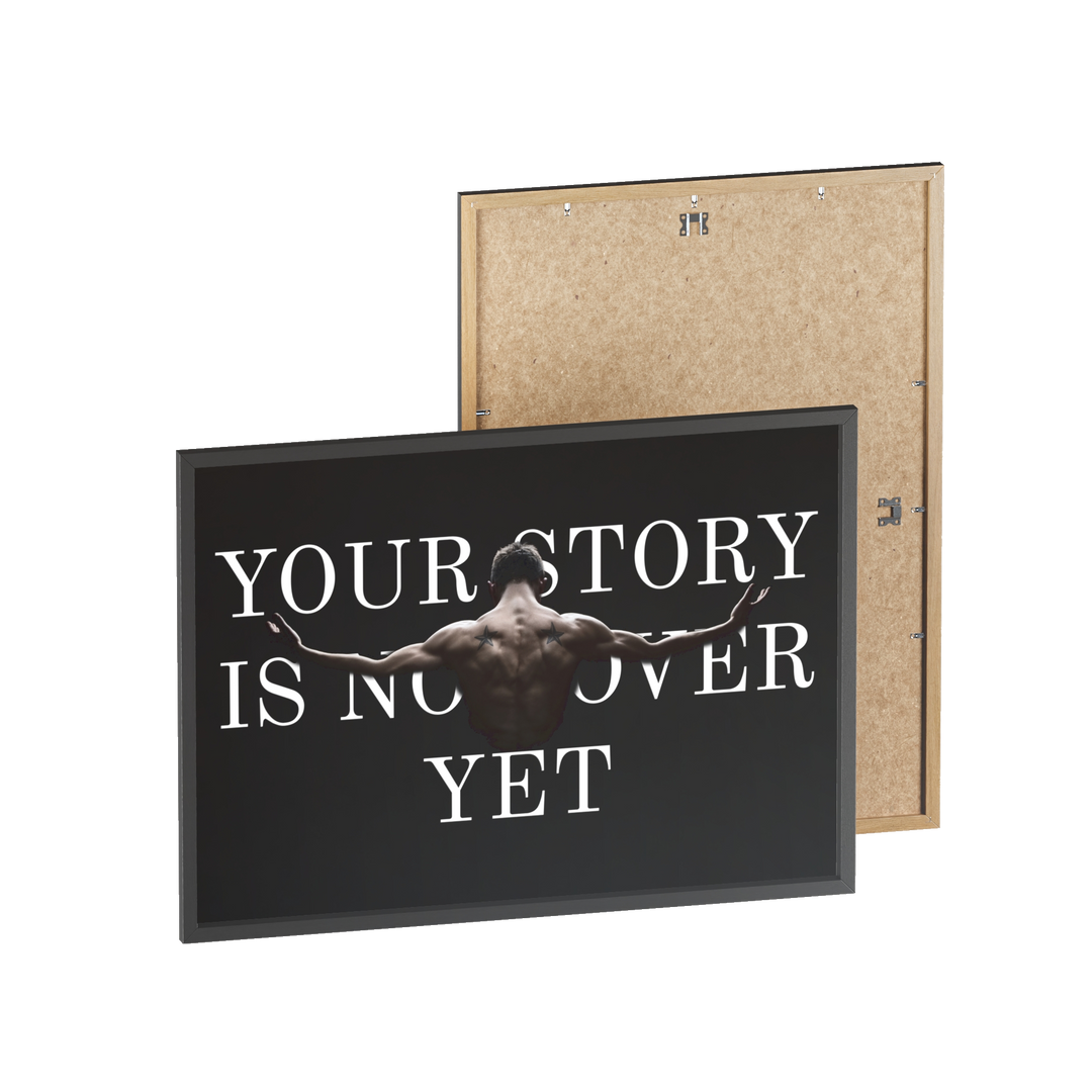 Story not over frame poster