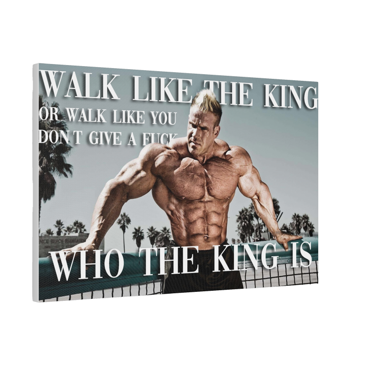 Walk like the king Canva