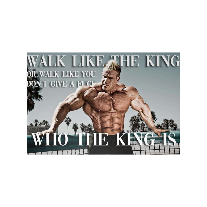 Walk like the king poster