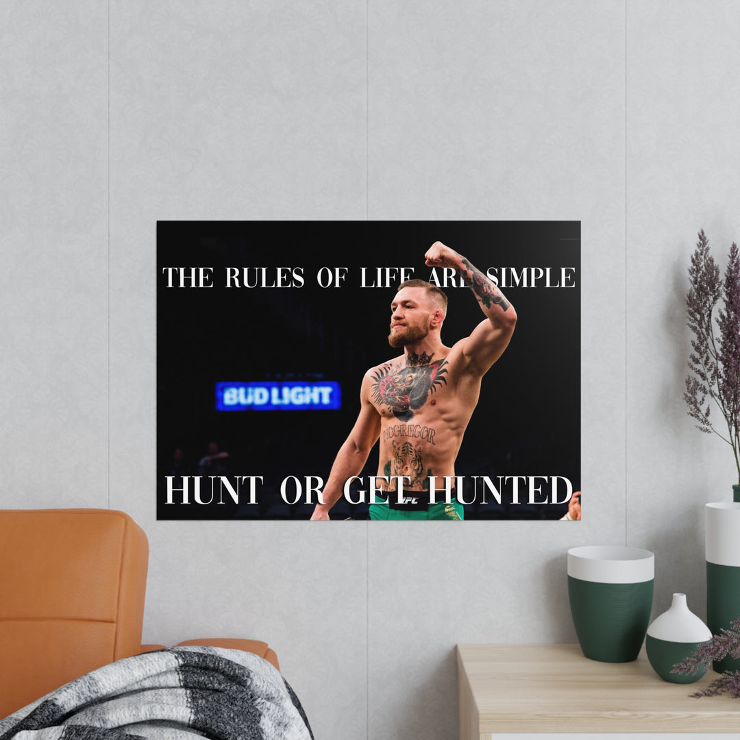 hunt or hunted poster