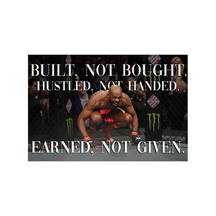 Earned not given Poster