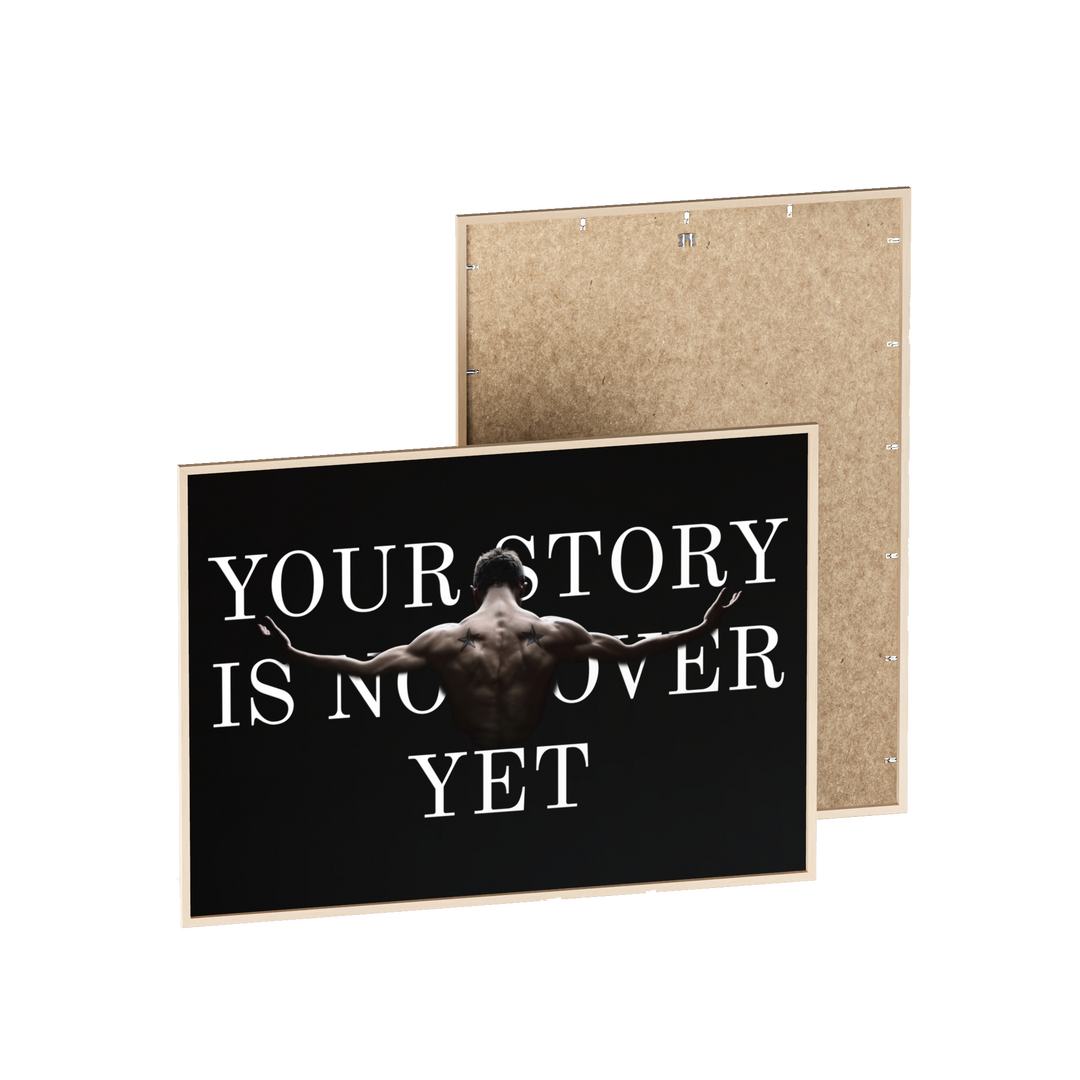 Story not over frame poster