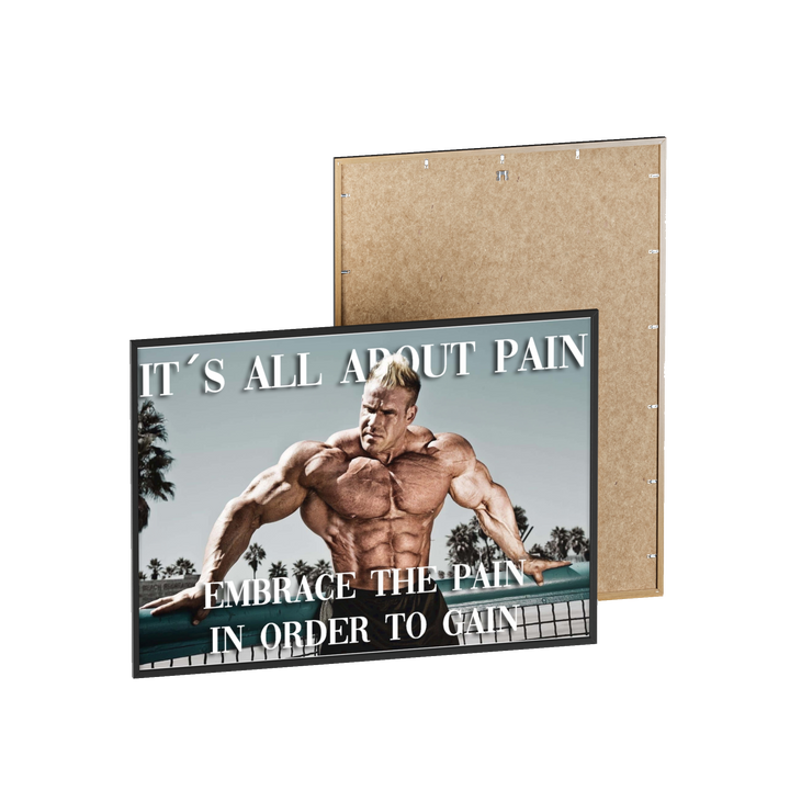 Embrace Pain Rahmenposter